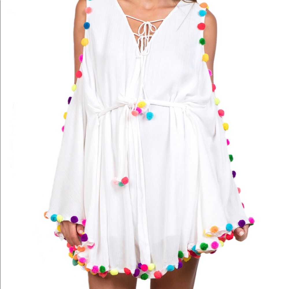 Olga Long Sleeve Dress Swim Cover Up